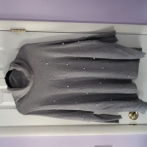 Grey Batwing Sweater